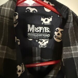 Black and Gray Plaid Men's Shirt